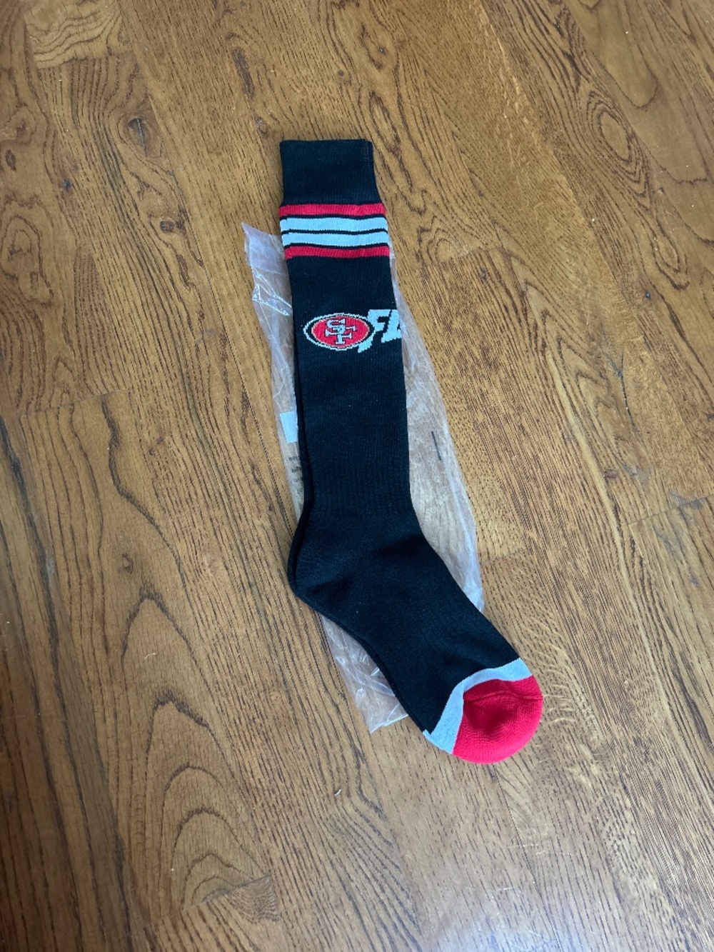 NFL flag socks San Francisco 49ers